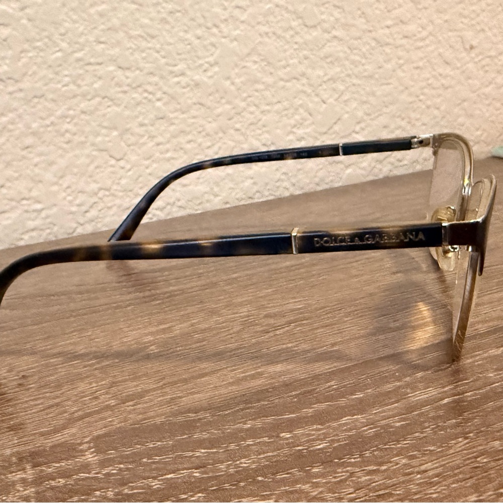 Vintage Dolce & Gabbana Brown Patterned Glasses